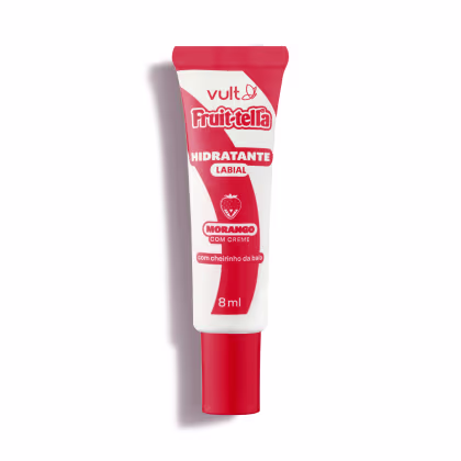 Imagem do produto Hidratante Labial Vermelho Morango com Creme Vult&Fruit-tella® 8ml