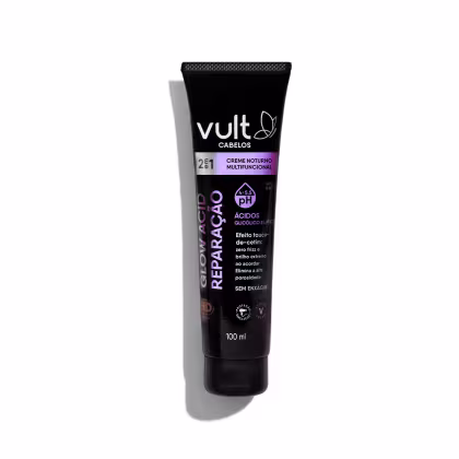 Imagem do produto Vult Glow Acid Reparação  2 em 1 - Creme Noturno Multifuncional 150ml