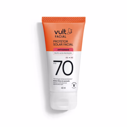 Imagem do produto Vult Antissinais FPS 70 - Protetor Solar Facial 40ml