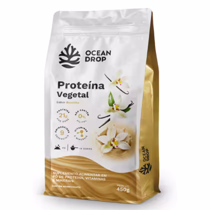 Imagem do produto Proteína Vegetal Baunilha 450g Ocean Drop