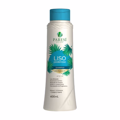 Shampoo Disciplinante Paresí Nature Liso Poderoso, 400ml.