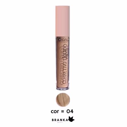 Imagem do produto CORRETIVO LIQUIDO VEGANO DALLA CORES CLARAS cor:04