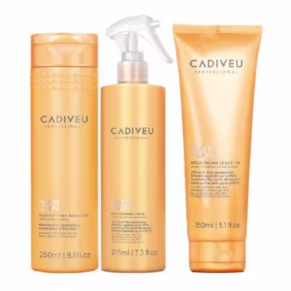 Imagem do produto Kit Cadiveu Professional Nutri Glow - Shampoo 250ml + Fluído 215ml + Leave-In 150ml