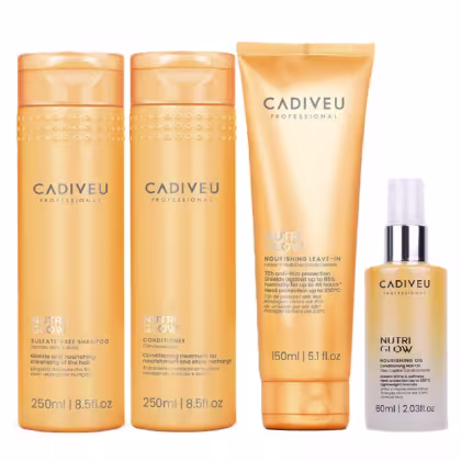 Imagem do produto Kit Cadiveu Professional Nutri Glow - Shampoo & Condicionador 250ml + Leave-In 150ml + Nutri Oil 60ml