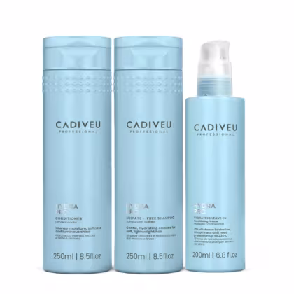 Imagem do produto Kit Cadiveu Hydra Pro - Shampoo 250ml + Condicionador 250ml + Leave-in 200ml