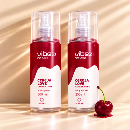 Imagem do produto Kit 2 Body Splash Vibez da Vez! Cereja Love