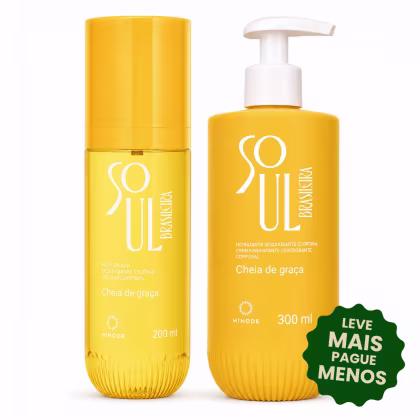 Imagem do produto Kit Body Splash + Hidratante Soul Brasileira Cheia de Graça