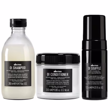Imagem do produto Kit Davines OI Shampoo 280ml + Condicionador 250ml + Soufflé 125ml