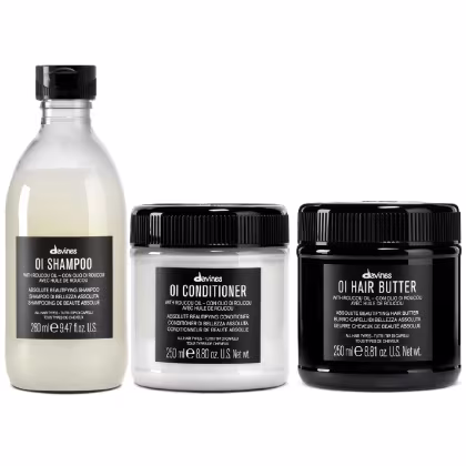 Imagem do produto Kit Davines OI Shampoo 280ml + Condicionador 250ml + Hair Butter 250ml