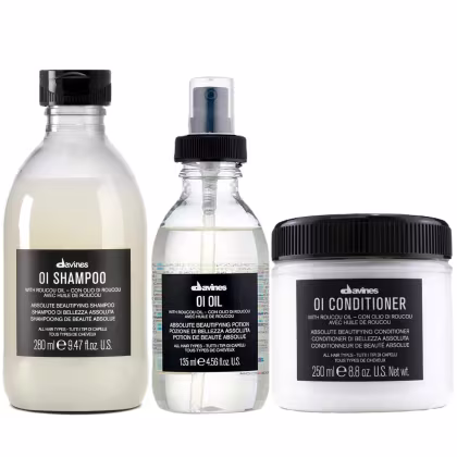 Imagem do produto Kit Davines OI Shampoo 280ml + Condicionador 250ml + Óleo 135ml