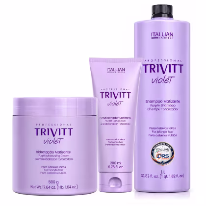 Imagem do produto Kit Trivitt Hidratação Matizante Profissional (3 Itens)