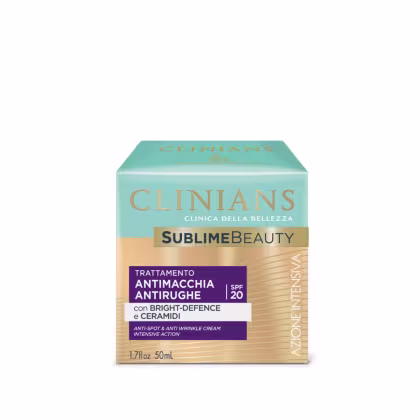 Imagem do produto Creme Facial Clinians Sublime Beauty Antimanchas Antirrugas FPS 20 - 50ml