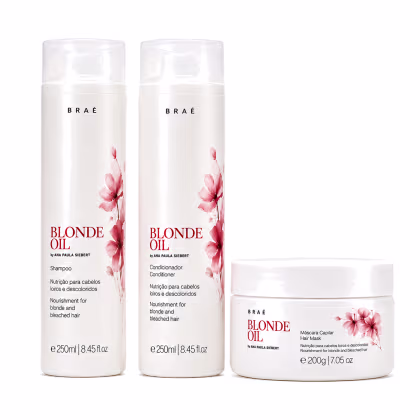 Imagem do produto KIT Shampoo + Condicionador + Máscara Blonde Oil Braé by Ana Paula Siebert