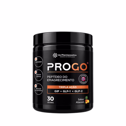 Imagem do produto Progo Peptídeos Bioativos em Pó Sabor Abacaxi 30 doses 90g AoPH