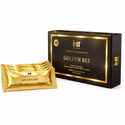 Imagem do produto Golden Bee Intt Suplemento Afrodisíaco Taurina Arginina Cafeína 8 Sachês