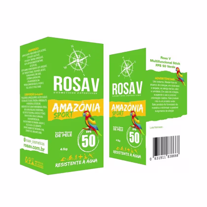 Imagem do produto Protetor Solar Bastao Rosa dos Ventos FPS 50  Verde Amarelo  - Verde Vibrante