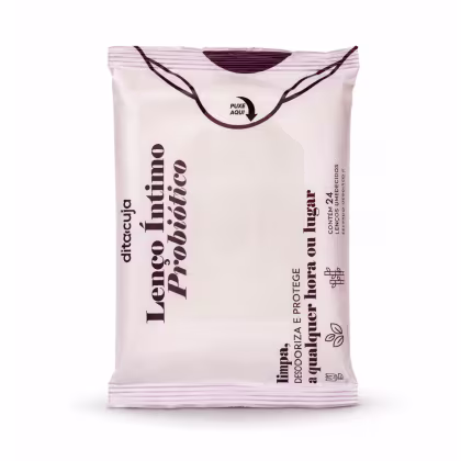 Imagem do produto Lenço Íntimo Probiótico Dita Cuja, pH Balanceado