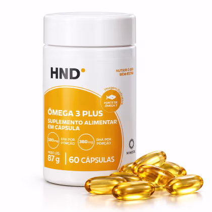 Imagem do produto Ômega 3 Plus HND – Suplemento Alimentar 60 Cápsulas