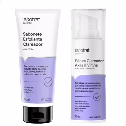 Imagem do produto Kit Clareador Axila Virilha Labotrat Clareamento Dermo 30g