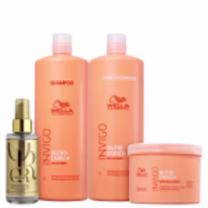 Imagem do produto Kit Wella Professionals Invigo Nutri-Enrich Quarteto Shine Salon (4 Produtos)