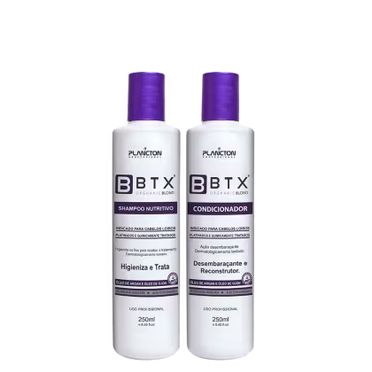 Imagem do produto Kit BTX Blond - Realinhamento de Forma Sem Formol Plancton-250ml