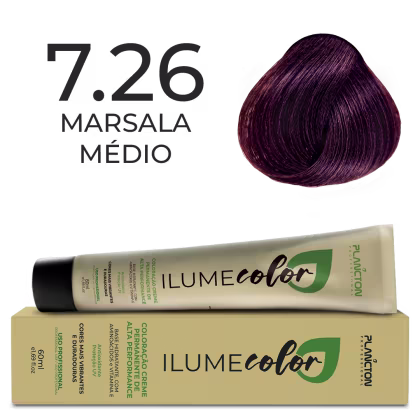 Imagem do produto ILUME COLOR PLANCTON - 7.26 MARSALA MÉDIO