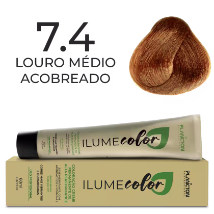 Imagem do produto ILUME COLOR PLANCTON - 7.4 LOURO MÉDIO ACOBREADO
