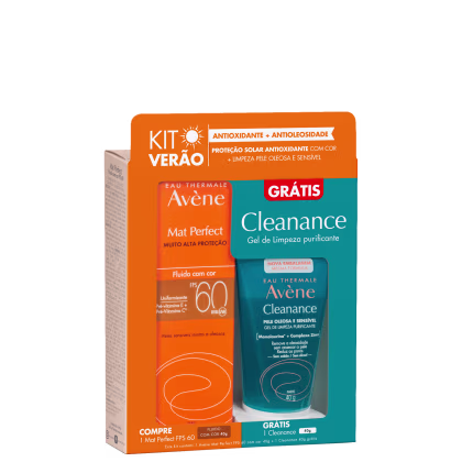 Imagem do produto Kit Avène Mat Perfect FPS 60 + Cleanance (2 Produtos)