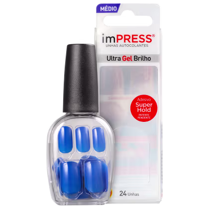Imagem do produto Kiss New York Impress Média Model - Unhas Postiças