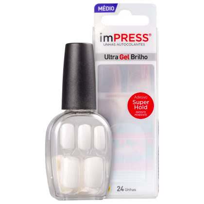 Imagem do produto Kiss New York Impress Média Cotton Candy - Unhas Postiças