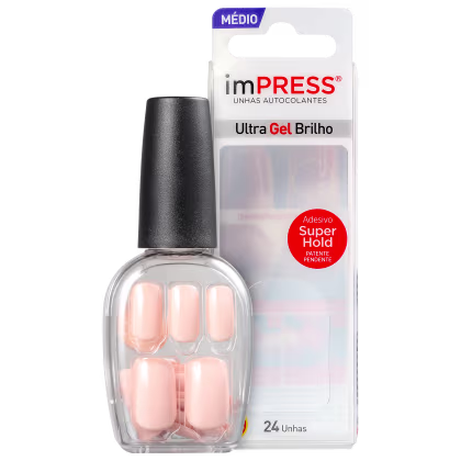 Imagem do produto Kiss New York Impress Média Halo - Unhas Postiças
