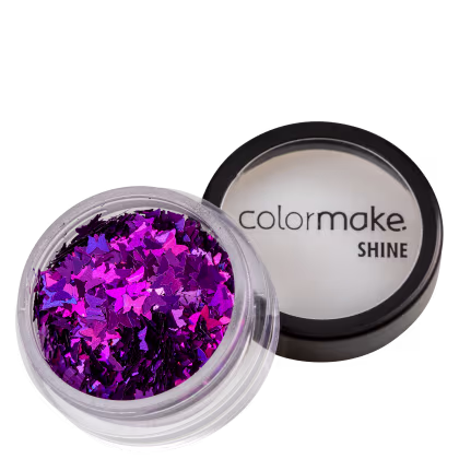 Imagem do produto Colormake Shine Formatos Borboleta Roxo - Glitter 2g