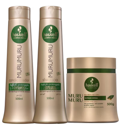 Imagem do produto Kit Haskell Murumuru Nutrição Prolongada Trio (3 Produtos)