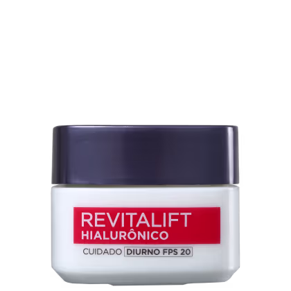 Imagem do produto L'Oréal Paris Revitalift Hialurônico Diurno FPS 20 - Creme Facial Redutor de Linhas 49g