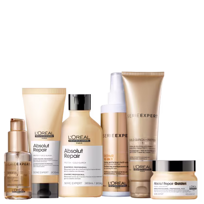 Imagem do produto Kit L'Oréal Professionnel Serie Expert Absolut Repair Gold Quinoa + Protein Golden Full (6 Produtos)
