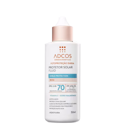 Imagem do produto Adcos Fotoproteção Diária Fluid Beige FPS 70 - Protetor Solar 50ml