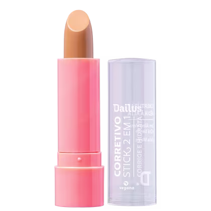 Imagem do produto Dailus Vegano Stick 2 em 1 D08 Médio - Corretivo em Bastão 3,5g