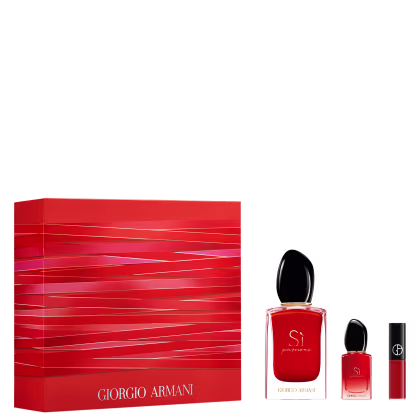 Imagem do produto Conjunto Sì Passione Giorgio Armani Feminino - Eau de Parfum 50ml + Eau de Parfum 7ml + Batom
