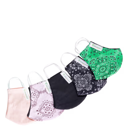 Imagem do produto Kit Orgânica Máscaras de Proteção Sortidas (5 Unidades)