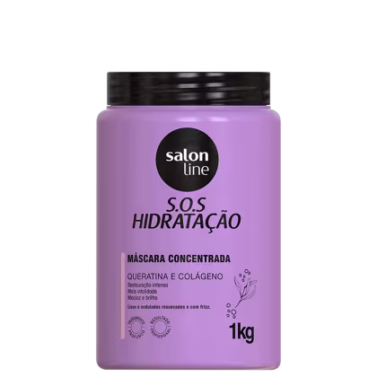Imagem do produto Salon Line S.O.S Hidratação Bio-Reconstrução Fortalecedora - Máscara Capilar 1000g