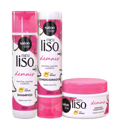 Imagem do produto Kit Salon Line Meu Liso Demais Trio (3 Produtos)