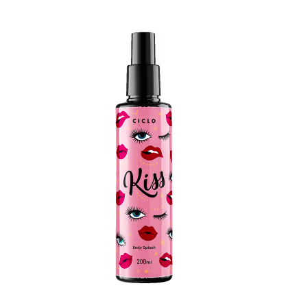 Imagem do produto Kiss Ciclo Cosméticos Deo Colônia - Body Spray Feminino 200ml