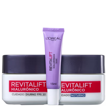 Imagem do produto Kit L'Oréal Paris Revitalift Hialurônico (3 Produtos)