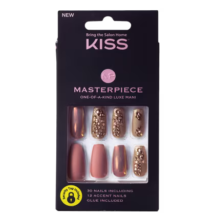 Imagem do produto Kiss New York Masterpiece Treasure You - Unhas Postiças (30 Unidades)