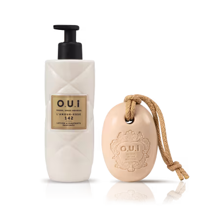 Imagem do produto O.U.i Kit L’Amour-Esse 142 - Loção 400ml + Sabonete Barra 190g