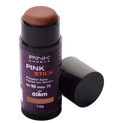 Imagem do produto Pink Cheeks Pink Stick 60KM FPS 90 – Protetor Solar Facial 14g