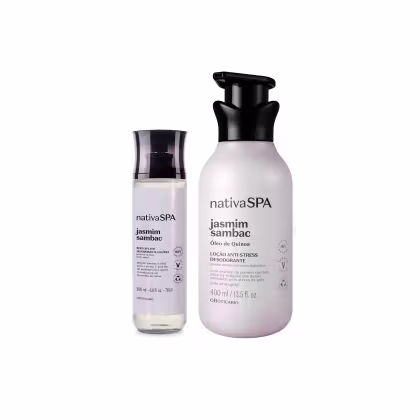 Imagem do produto Combo Nativa SPA Jasmim Sambac: Loção Corporal 400ml + Body Splash 200ml