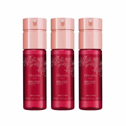Imagem do produto Combo o Boticário Body Spray Floratta (3 unidades)