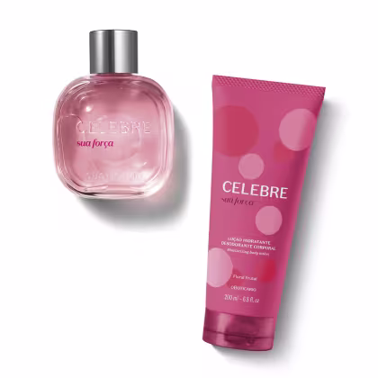Imagem do produto Combo Celebre Sua Força Feminino: Desodorante Colônia 100ml + Loção Corporal 200ml
