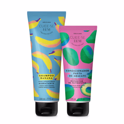 Imagem do produto Kit o Boticário Cuide-se Bem Feira Banana & Pasta de Abacate (2 Produtos)